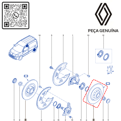 RN 24076R 402024076R DISCO DE FREIO TRAS+ROL -X1- KANGOO ELETRICA - 4